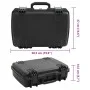 Maletín portátil de vuelo PP negro 50,5x37x14,5 cm de , Bolsas y fundas para cámaras - Ref: Foro24-4007248, Precio: 72,88 €, ...