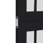Biombo separador de 3 paneles madera maciza Paulownia negro de , Divisores de ambientes - Ref: Foro24-358765, Precio: 92,59 €...
