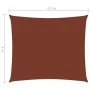 Toldo de vela rectangular tela Oxford terracota 3x4,5 m de vidaXL, Sombrillas - Ref: Foro24-135376, Precio: 44,82 €, Descuent...