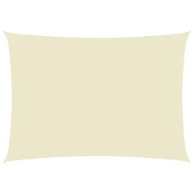 Toldo de vela rectangular tela Oxford color crema 3x4,5 m de vidaXL, Sombrillas - Ref: Foro24-135211, Precio: 45,19 €, Descue...