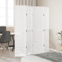 Biombo separador de 4 paneles madera maciza Paulownia blanco de , Divisores de ambientes - Ref: Foro24-358786, Precio: 115,00...
