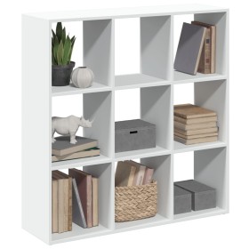 Librería divisora madera ingeniería blanca 102x29x103,5 cm de , Librerías y estanterías - Ref: Foro24-858039, Precio: 83,94 €...