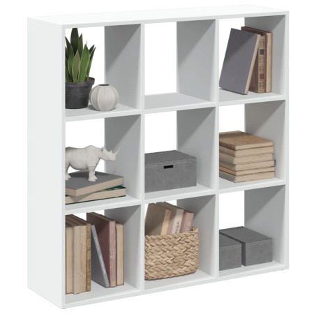 Librería divisora madera ingeniería blanca 102x29x103,5 cm de , Librerías y estanterías - Ref: Foro24-858039, Precio: 83,94 €...