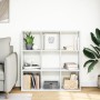 Librería divisora madera ingeniería blanca 102x29x103,5 cm de , Librerías y estanterías - Ref: Foro24-858039, Precio: 83,94 €...