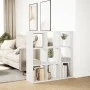 White engineering wooden room divider bookcase 102x29x103.5 cm by , Bookcases and shelves - Ref: Foro24-858039, Price: 81,51 ...