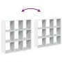 White engineering wooden room divider bookcase 102x29x103.5 cm by , Bookcases and shelves - Ref: Foro24-858039, Price: 81,51 ...