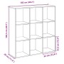 Librería divisora madera ingeniería blanca 102x29x103,5 cm de , Librerías y estanterías - Ref: Foro24-858039, Precio: 83,94 €...