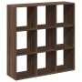 Librería divisora madera marrón roble 102x29x103,5 cm de , Librerías y estanterías - Ref: Foro24-858045, Precio: 86,97 €, Des...