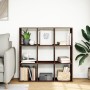 Librería divisora madera marrón roble 102x29x103,5 cm de , Librerías y estanterías - Ref: Foro24-858045, Precio: 86,97 €, Des...