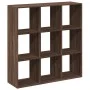 Librería divisora madera marrón roble 102x29x103,5 cm de , Librerías y estanterías - Ref: Foro24-858045, Precio: 85,53 €, Des...