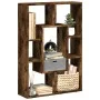 Estantería madera de ingeniería roble ahumado 63x20x90 cm de , Librerías y estanterías - Ref: Foro24-858142, Precio: 48,57 €,...