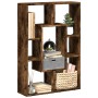 Estantería madera de ingeniería roble ahumado 63x20x90 cm de , Librerías y estanterías - Ref: Foro24-858142, Precio: 49,39 €,...