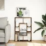 Estantería madera de ingeniería roble ahumado 63x20x90 cm de , Librerías y estanterías - Ref: Foro24-858142, Precio: 48,57 €,...