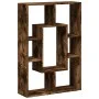 Estantería madera de ingeniería roble ahumado 63x20x90 cm de , Librerías y estanterías - Ref: Foro24-858142, Precio: 48,57 €,...