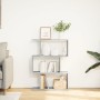 Librería divisora 3 niveles madera gris Sonoma 70x24x97 cm de , Librerías y estanterías - Ref: Foro24-858116, Precio: 42,93 €...