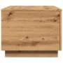 Mesa de centro con luces LED roble artisan 90x50x40 cm de , Mesas de centro - Ref: Foro24-857723, Precio: 89,07 €, Descuento: %