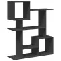 Librería divisora madera de ingeniería negra 92x29x112 cm de , Librerías y estanterías - Ref: Foro24-858121, Precio: 63,75 €,...