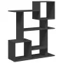 Librería divisora madera de ingeniería negra 92x29x112 cm de , Librerías y estanterías - Ref: Foro24-858121, Precio: 63,75 €,...