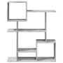 Librería divisora madera ingeniería gris hormigón 92x29x112 cm de , Librerías y estanterías - Ref: Foro24-858123, Precio: 66,...