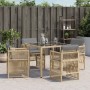 Sillones jardín con cojines 4 uds ratán sintético beige mezcla de , Sillas de jardín - Ref: Foro24-364972, Precio: 173,71 €, ...