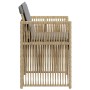 Sillones jardín con cojines 4 uds ratán sintético beige mezcla de , Sillas de jardín - Ref: Foro24-364972, Precio: 173,71 €, ...