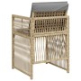 Sillones jardín con cojines 4 uds ratán sintético beige mezcla de , Sillas de jardín - Ref: Foro24-364972, Precio: 173,71 €, ...