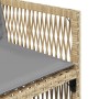 Sillones jardín con cojines 4 uds ratán sintético beige mezcla de , Sillas de jardín - Ref: Foro24-364972, Precio: 173,71 €, ...