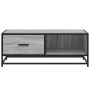 Mesa de centro madera ingeniería metal gris Sonoma 90x57x35 cm de , Mesas de centro - Ref: Foro24-848757, Precio: 69,90 €, De...