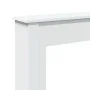 Borde de chimenea madera de ingeniería blanco 75x20x87,5 cm de , Accesorios para hornos de leña y chimeneas - Ref: Foro24-854...