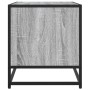 Mueble TV madera ingeniería y metal roble ahumado 91x40x46 cm de , Muebles TV - Ref: Foro24-848887, Precio: 59,18 €, Descuent...