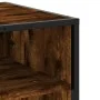 Mueble TV metal y madera ingeniería roble humo 120,5x40x46 cm de , Muebles TV - Ref: Foro24-848891, Precio: 79,03 €, Descuent...