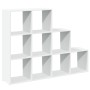 Librería divisora 3 niveles madera blanca 137,5x29x103,5 cm de , Librerías y estanterías - Ref: Foro24-857976, Precio: 82,29 ...