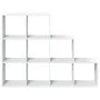 Librería divisora 3 niveles madera blanca 137,5x29x103,5 cm de , Librerías y estanterías - Ref: Foro24-857976, Precio: 80,74 ...