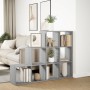 Librería divisora 3 niveles madera gris Sonoma 137,5x29x103,5cm de , Librerías y estanterías - Ref: Foro24-857981, Precio: 97...