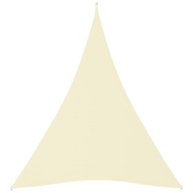 Toldo de vela triangular tela Oxford color crema 3x4x4 m de vidaXL, Sombrillas - Ref: Foro24-135229, Precio: 25,92 €, Descuen...
