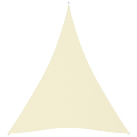 Toldo de vela triangular tela Oxford color crema 3x4x4 m de vidaXL, Sombrillas - Ref: Foro24-135229, Precio: 25,92 €, Descuen...