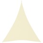 Toldo de vela triangular tela Oxford color crema 3x4x4 m de vidaXL, Sombrillas - Ref: Foro24-135229, Precio: 25,92 €, Descuen...