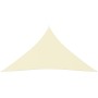 Toldo de vela triangular tela Oxford color crema 3x4x4 m de vidaXL, Sombrillas - Ref: Foro24-135229, Precio: 25,92 €, Descuen...