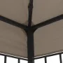 Carpa cenador de jardín con tira de luces LED 4x3 m taupé de , Carpas y cenadores - Ref: Foro24-3070325, Precio: 277,95 €, De...