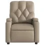 Sillón reclinable de cuero sintético color capuchino by , Armchairs - Ref: Foro24-372509, Price: 195,02 €, Discount: %