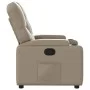 Sillón reclinable de cuero sintético color capuchino by , Armchairs - Ref: Foro24-372509, Price: 195,02 €, Discount: %