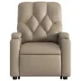 Sillón reclinable elevable cuero artificial color capuchino de , Sillones - Ref: Foro24-3204778, Precio: 281,99 €, Descuento: %