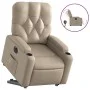 Sillón elevable eléctrico cuero artificial capuchino de , Sillones - Ref: Foro24-3204792, Precio: 332,90 €, Descuento: %