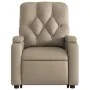 Sillón elevable eléctrico cuero artificial capuchino de , Sillones - Ref: Foro24-3204792, Precio: 332,90 €, Descuento: %