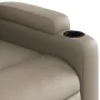 Sillón elevable eléctrico cuero artificial capuchino de , Sillones - Ref: Foro24-3204792, Precio: 332,90 €, Descuento: %