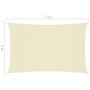 Toldo de vela rectangular tela Oxford color crema 4x7 m de vidaXL, Sombrillas - Ref: Foro24-135218, Precio: 73,06 €, Descuent...