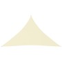 Toldo de vela triangular tela Oxford color crema 5x5x6 m de vidaXL, Sombrillas - Ref: Foro24-135238, Precio: 42,87 €, Descuen...