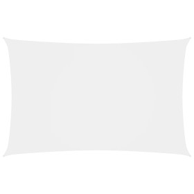 Toldo de vela rectangular tela Oxford blanco 2x4,5 m de vidaXL, Sombrillas - Ref: Foro24-135258, Precio: 29,32 €, Descuento: %