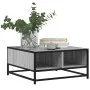 Mesa de centro madera y metal gris Sonoma 60,5x60,5x30 cm de , Mesas de centro - Ref: Foro24-848767, Precio: 48,40 €, Descuen...