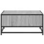 Mesa de centro madera y metal gris Sonoma 60,5x60,5x30 cm de , Mesas de centro - Ref: Foro24-848767, Precio: 48,40 €, Descuen...